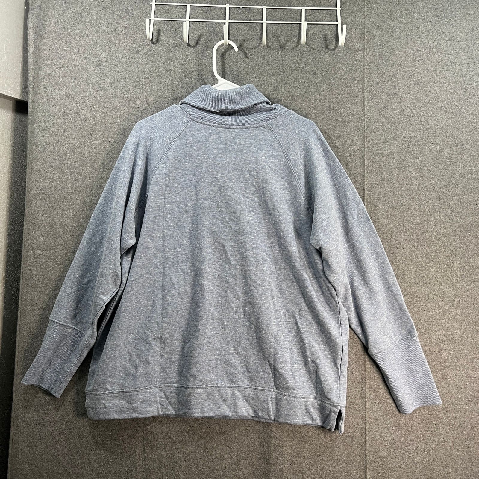 Other Encore by Idina Menzel Shawl Collar Raglan Fleece Pullover Size M / US 6-8 / IT 42-44 - 2 Thumbnail