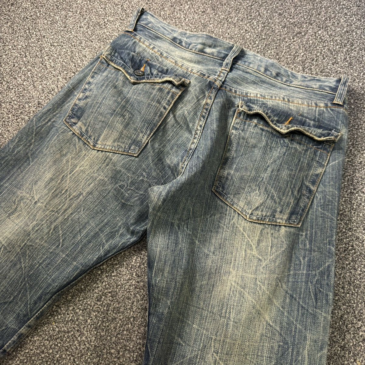 14th Addiction 🔥🇯🇵 Japanese Distressed Root Lot5 Clawmark Denim W30 y2k Size US 32 / EU 48 - 9 Thumbnail