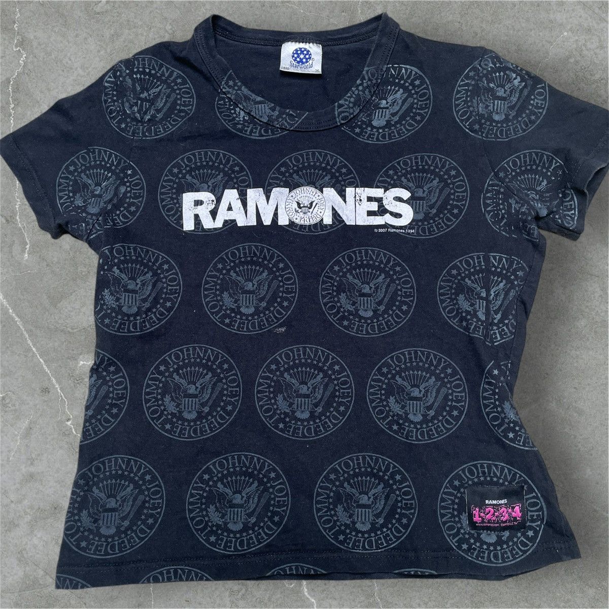 Vintage Ramones rock band vintage starworld archive 90s Size XS / US 0-2 / IT 36-38 - 1 Thumbnail