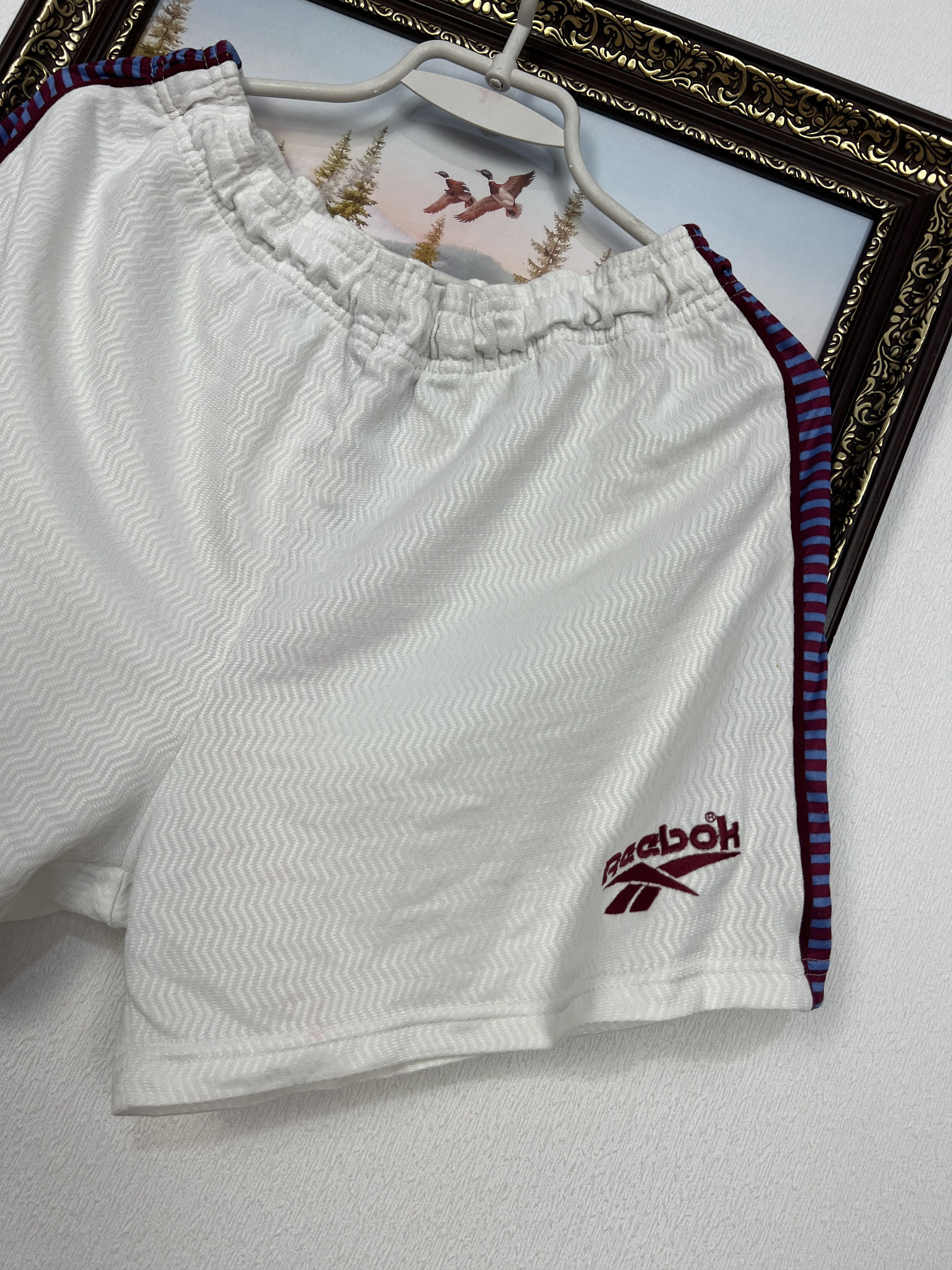 Reebok Vintage 90's Reebok Aston Villa Football Shorts Athletic M Size US 32 / EU 48 - 2 Thumbnail