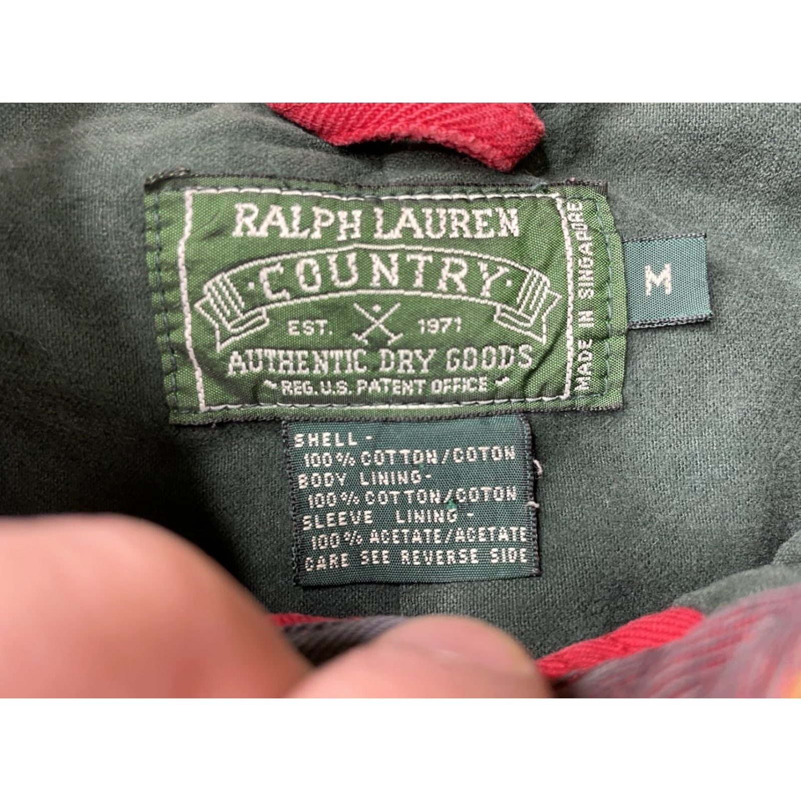 Ralph Lauren VINTAGE Ralph Lauren Country Buffalo Plaid Lined Mackinaw Jacket MEDIUM Jacket Size M / US 6-8 / IT 42-44 - 2 Thumbnail