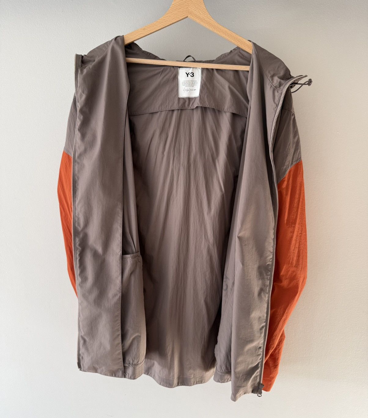 Y-3 Y-3 Windbreaker Taupe & Orange Size US XL / EU 56 / 4 - 3 Thumbnail