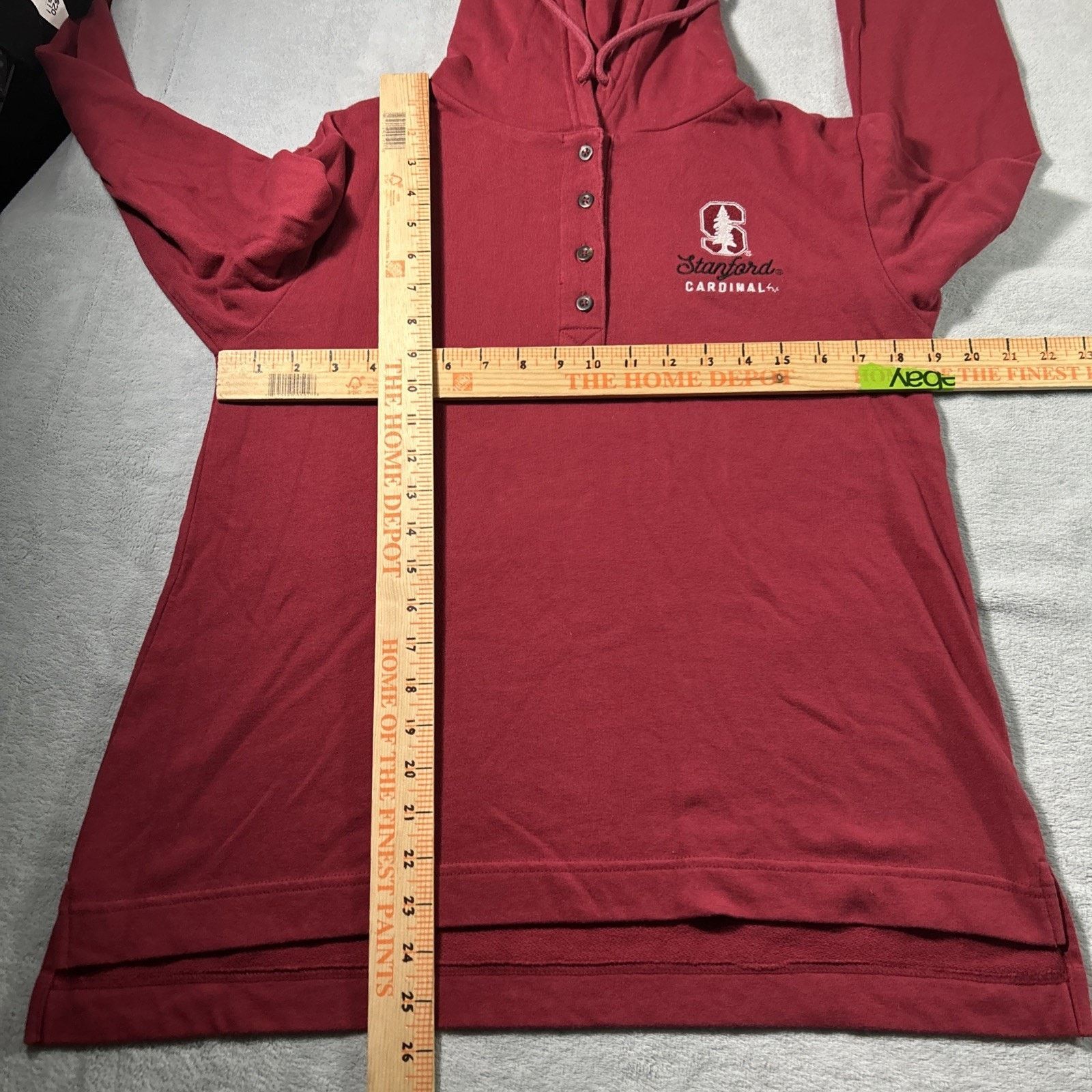 Champion Champion Stanford Cardinals Hoodie Womens Medium Qtr Button Size M / US 6-8 / IT 42-44 - 8 Thumbnail