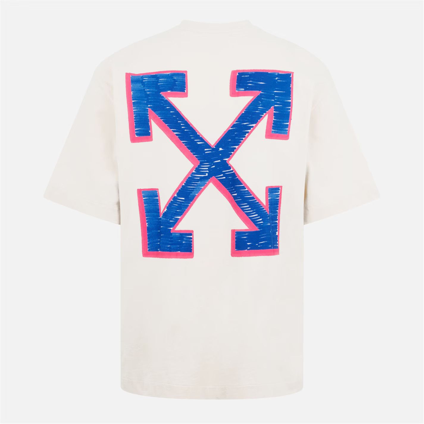 Off-White o1g2r1mq0226 Arrow Short-Sleeve T-Shirt In Ivory Size US XS / EU 42 / 0 - 2 Thumbnail