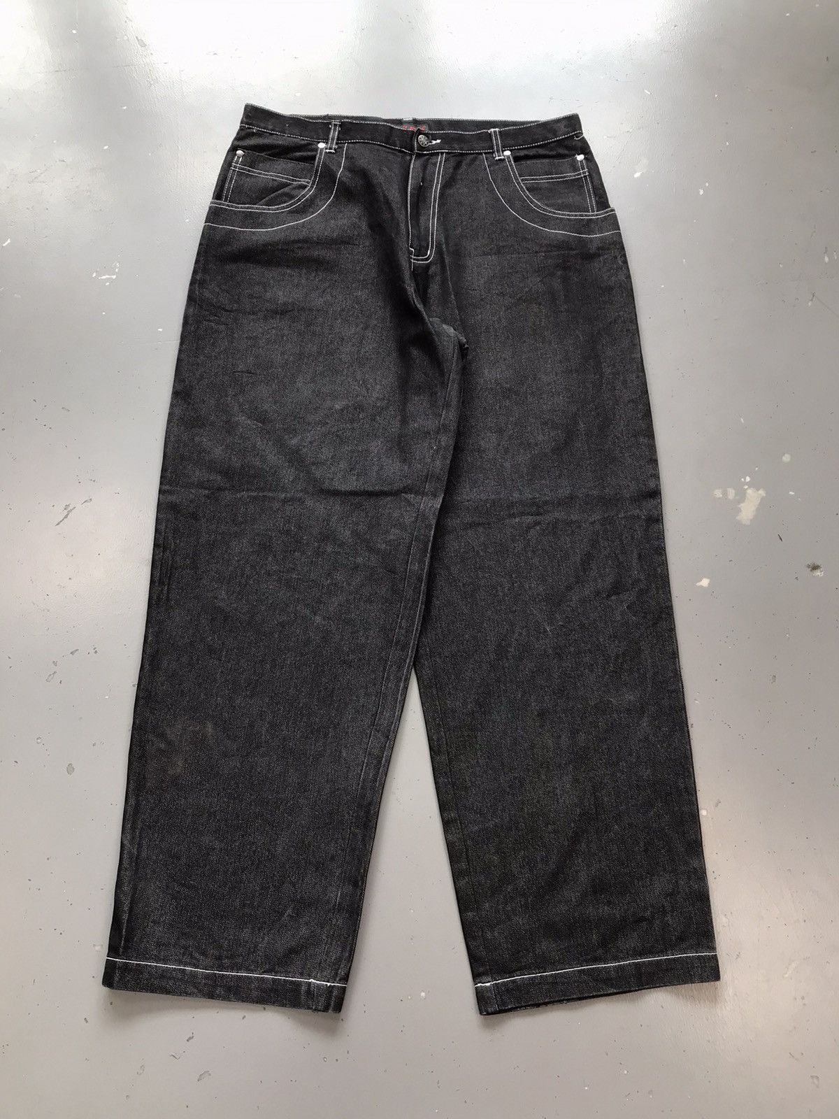 Vintage Vintage axel news big pocket crazy boy embroidered denim Size US 38 / EU 54 - 2 Thumbnail