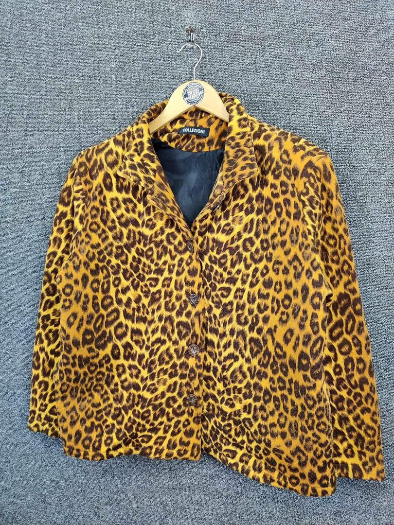 Japanese Brand Vintage Collezioni Leopard Jacket Nice Design Size US M / EU 48-50 / 2 - 2 Thumbnail