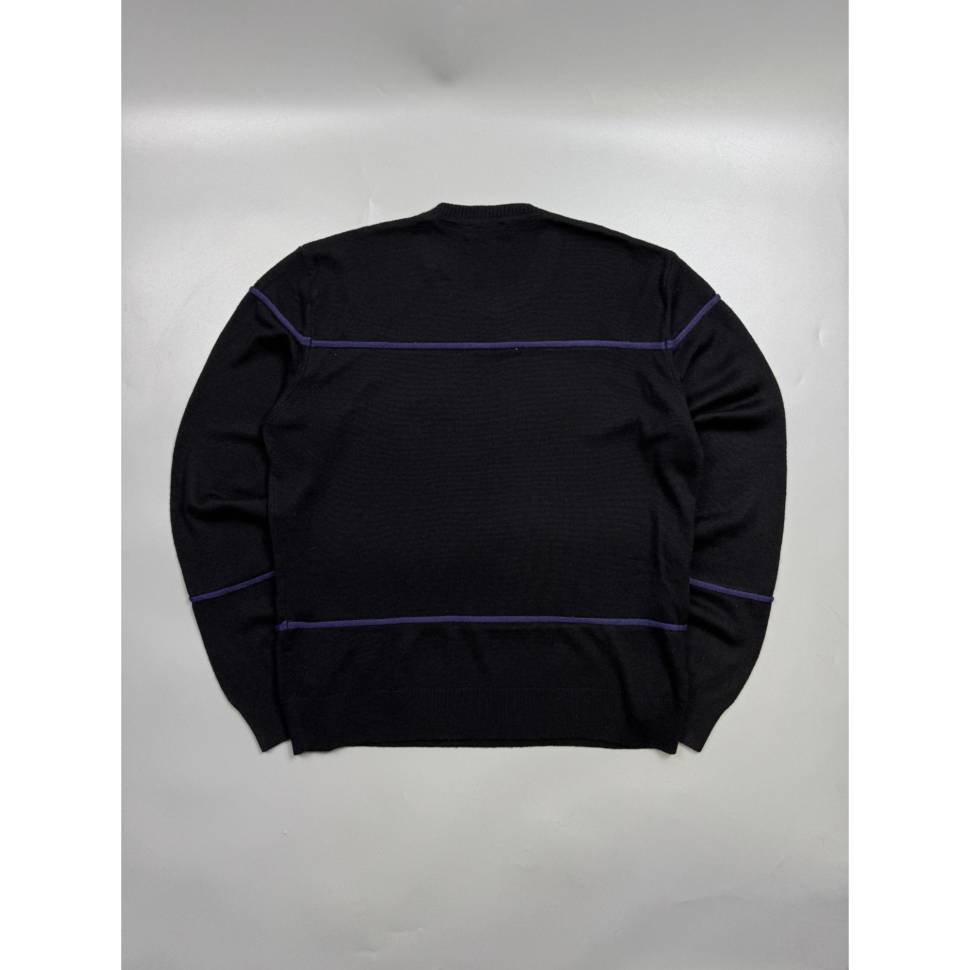 Gianfranco Ferre Vintage Gianfranco Ferre Knit Purple Stripe Sweater (YG022) Size US XL / EU 56 / 4 - 7 Thumbnail