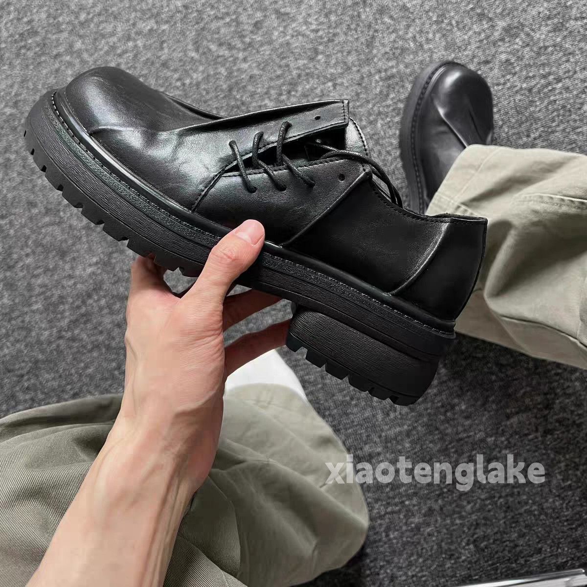 Vintage Utility punk yuppie grunge big head thick sole derby shoes Size US 8 / EU 41 - 6 Thumbnail