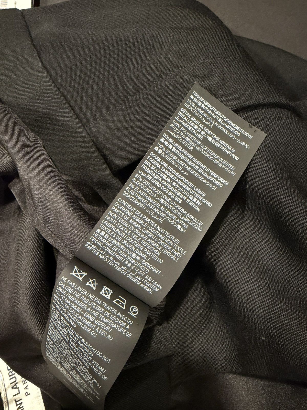 Saint Laurent Paris Saint laurent mens 2024 paneled dress pants. 52/36. $1950 Size US 36 / EU 52 - 10 Thumbnail