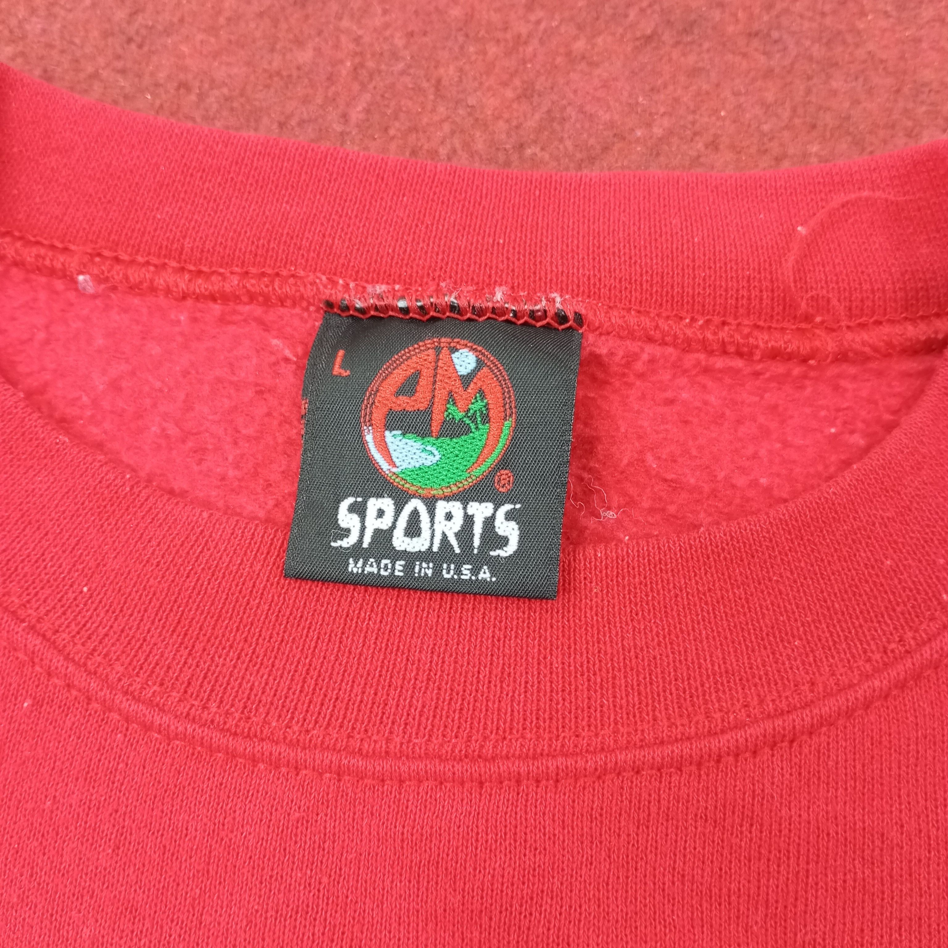 Vintage Wisconsin Badgers Football University Sweatshirt c243n18 Size US L / EU 52-54 / 3 - 8 Thumbnail