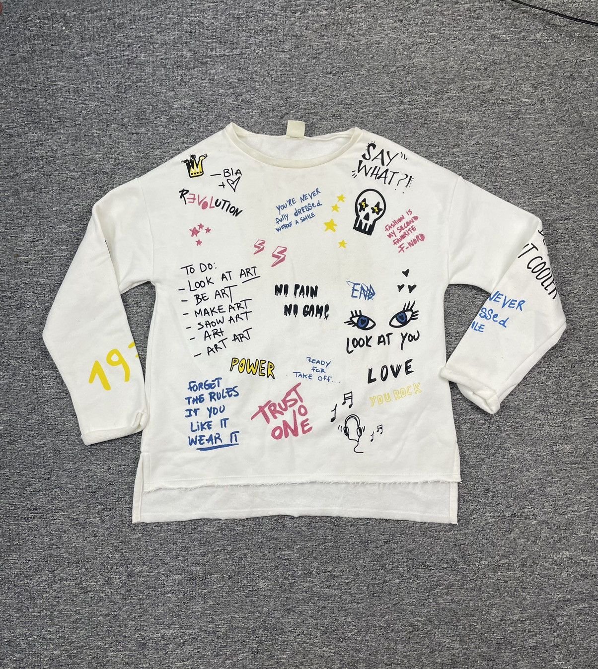 Zara Zara Girl Seditionaries Puno Sweatshirt ifsixwasnine Size S / US 4 / IT 40 - 1 Thumbnail