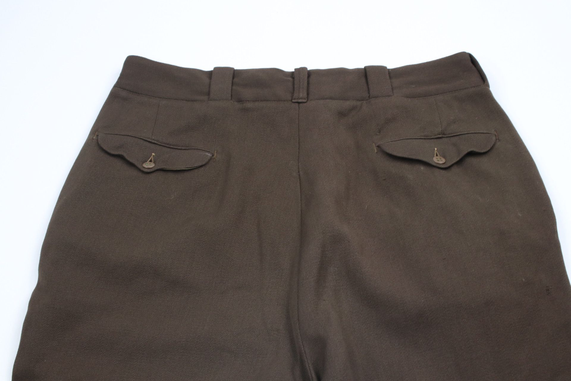 Vintage Vintage 50s Military Wool Blend Wide Leg Pants Trousers Size US 36 / EU 52 - 12 Thumbnail