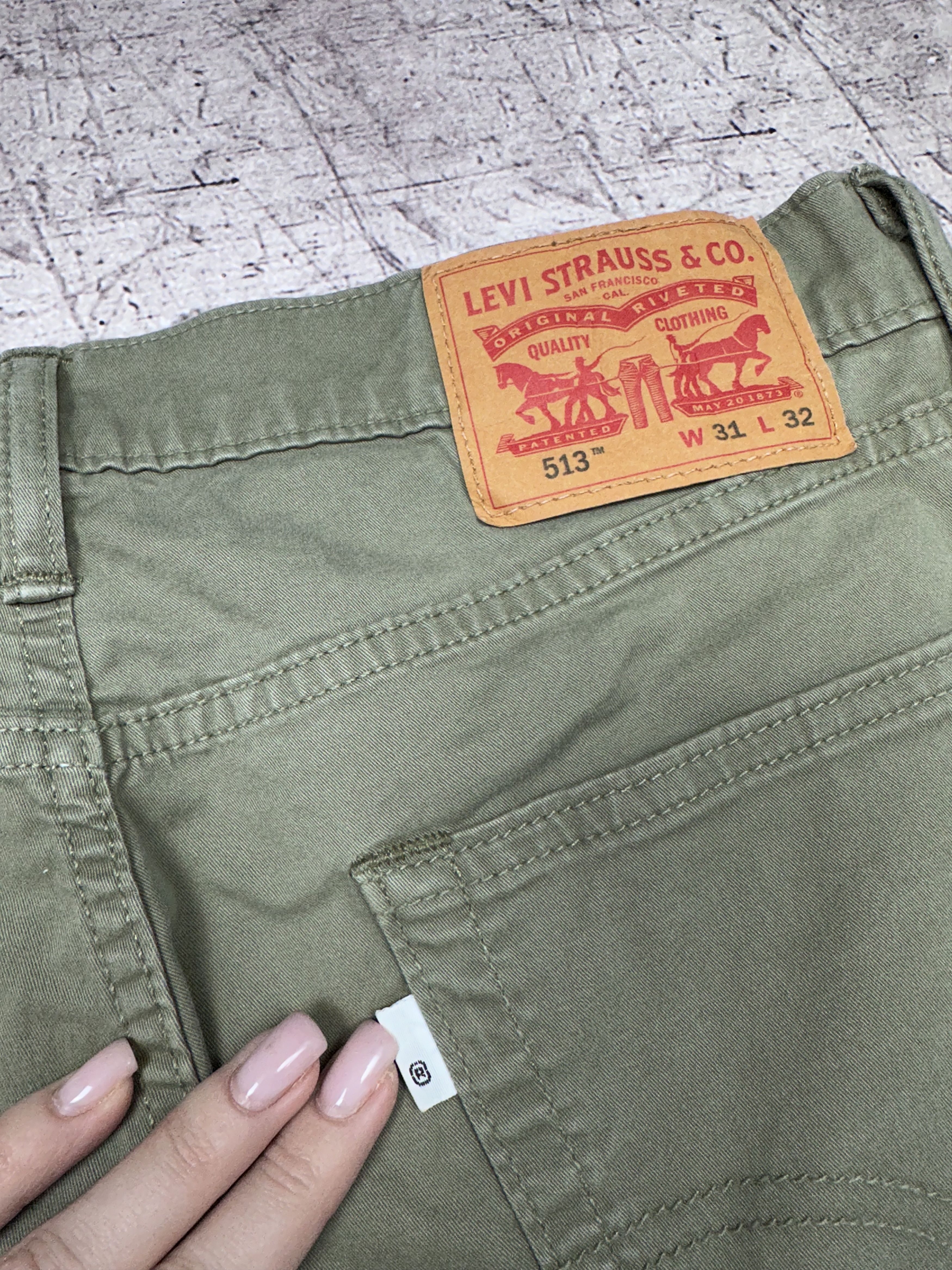 Levi's × Vintage Levis 513 Vintage Mens Denim Pants Y2K Jeans Size US 31 - 2 Thumbnail
