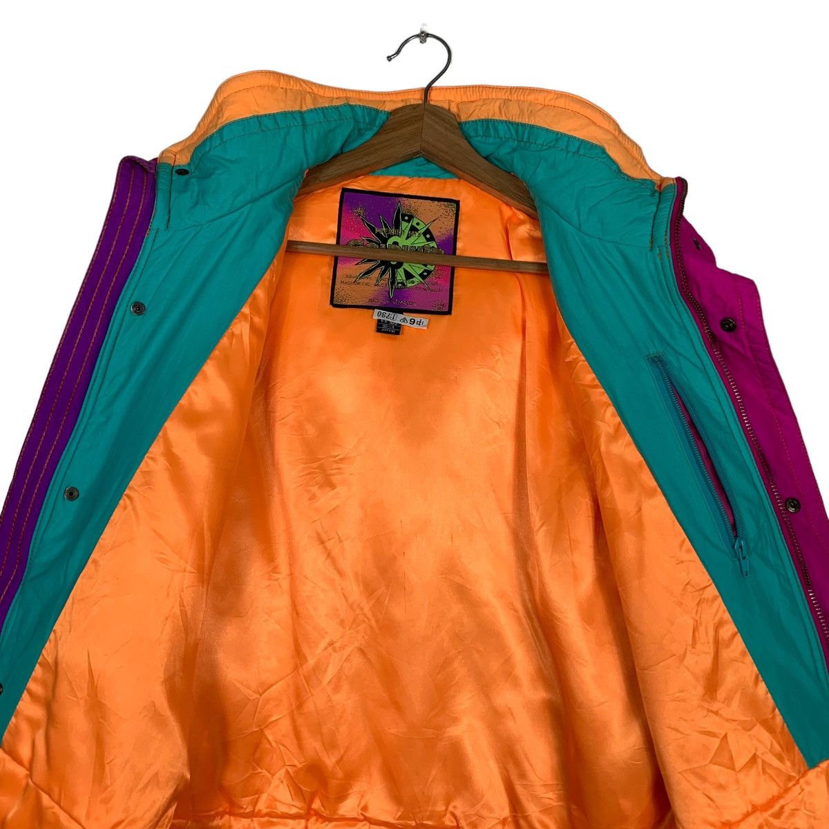 Goldwin GOLDWIN Premier Mix Multicolor Hooded Ski Jacket #0068-C4 Size US L / EU 52-54 / 3 - 14 Thumbnail