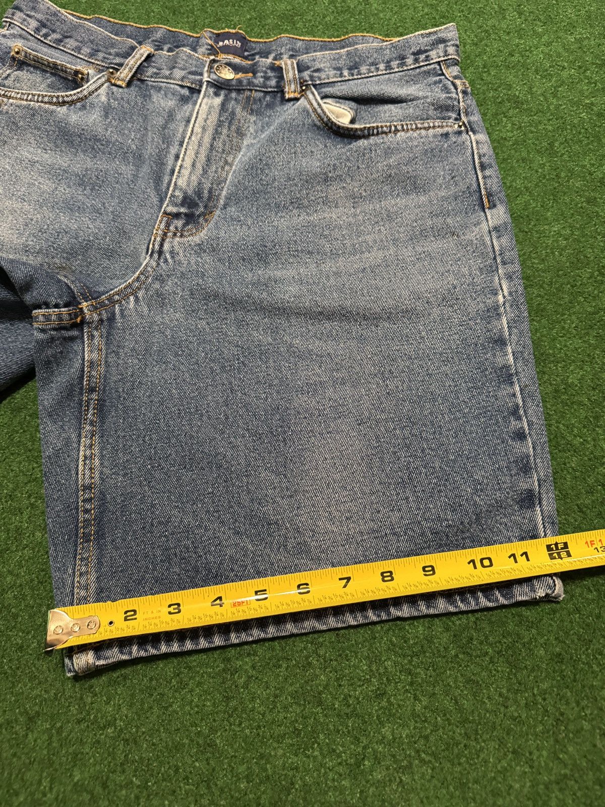 Basic Editions Basic Editions Relaxed Fit Jorts Grunge Denim Shorts Size US 34 / EU 50 - 6 Thumbnail