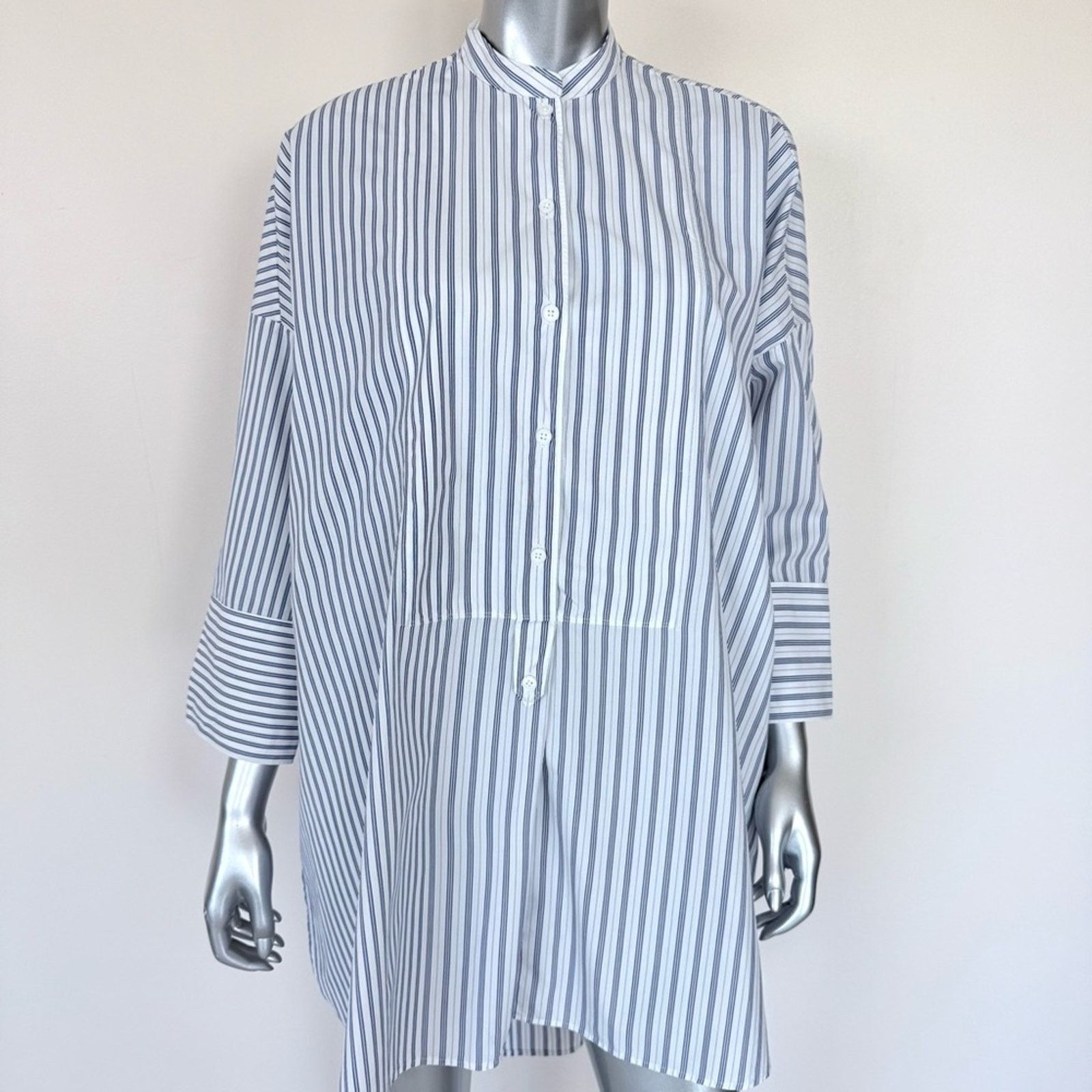 Jil Sander JIL SANDER women oversized blouse size 36IT Authentic 1200$ Size XS / US 0-2 / IT 36-38 - 2 Thumbnail