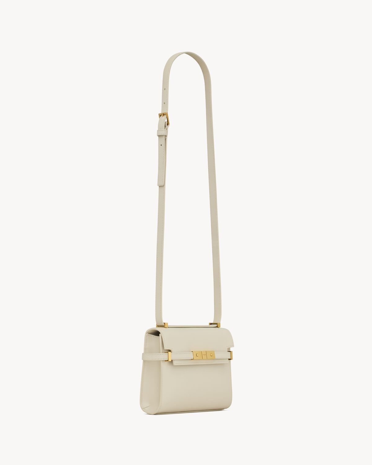 Saint Laurent Paris o1s1wg111125 Mini Manhattan Crossbody Bag in Box in White Size ONE SIZE - 5 Thumbnail