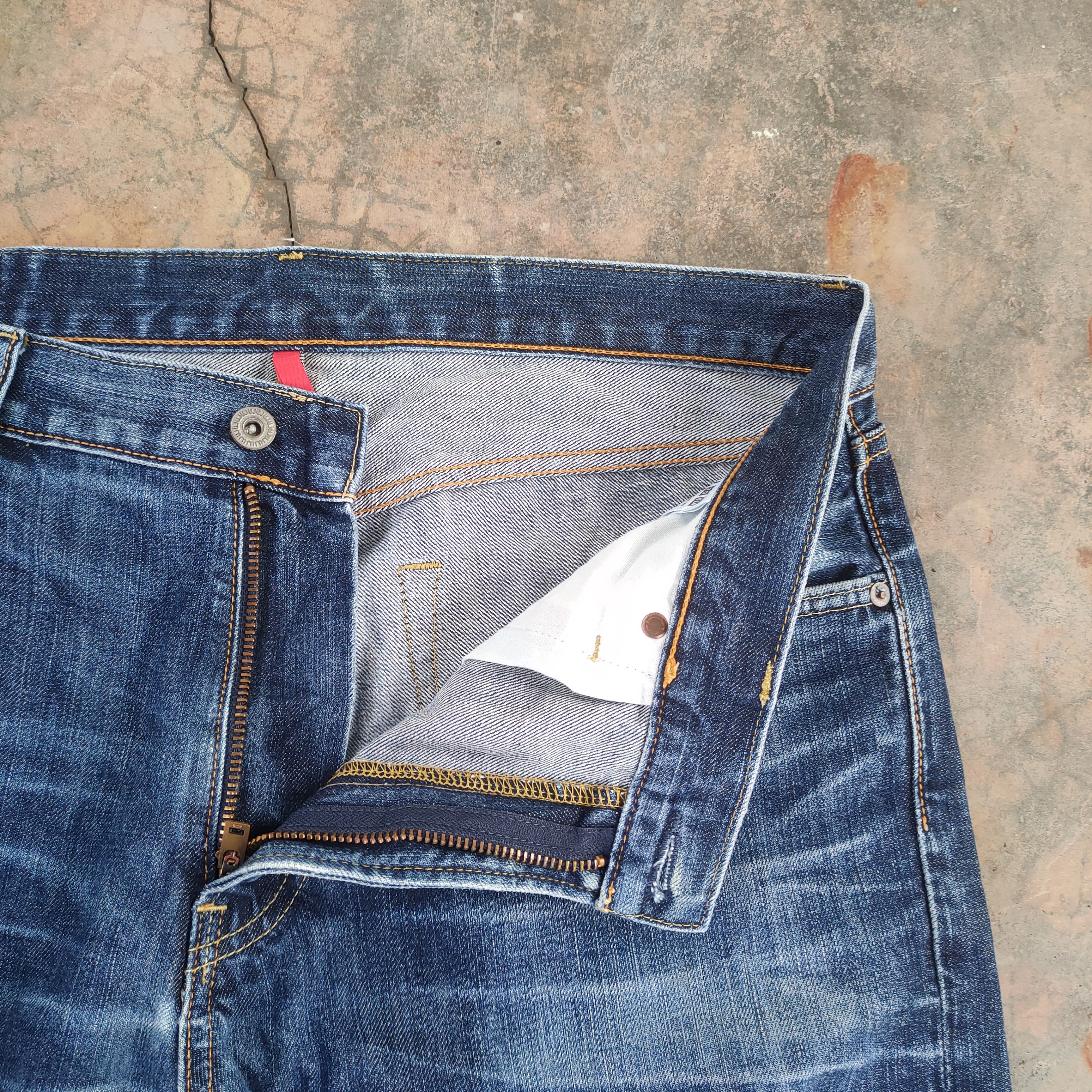 Japanese Brand W36 VINTAGE JAPANESE FADED DISTRESSED JEANS DENIM PANTS Size US 36 / EU 52 - 7 Thumbnail