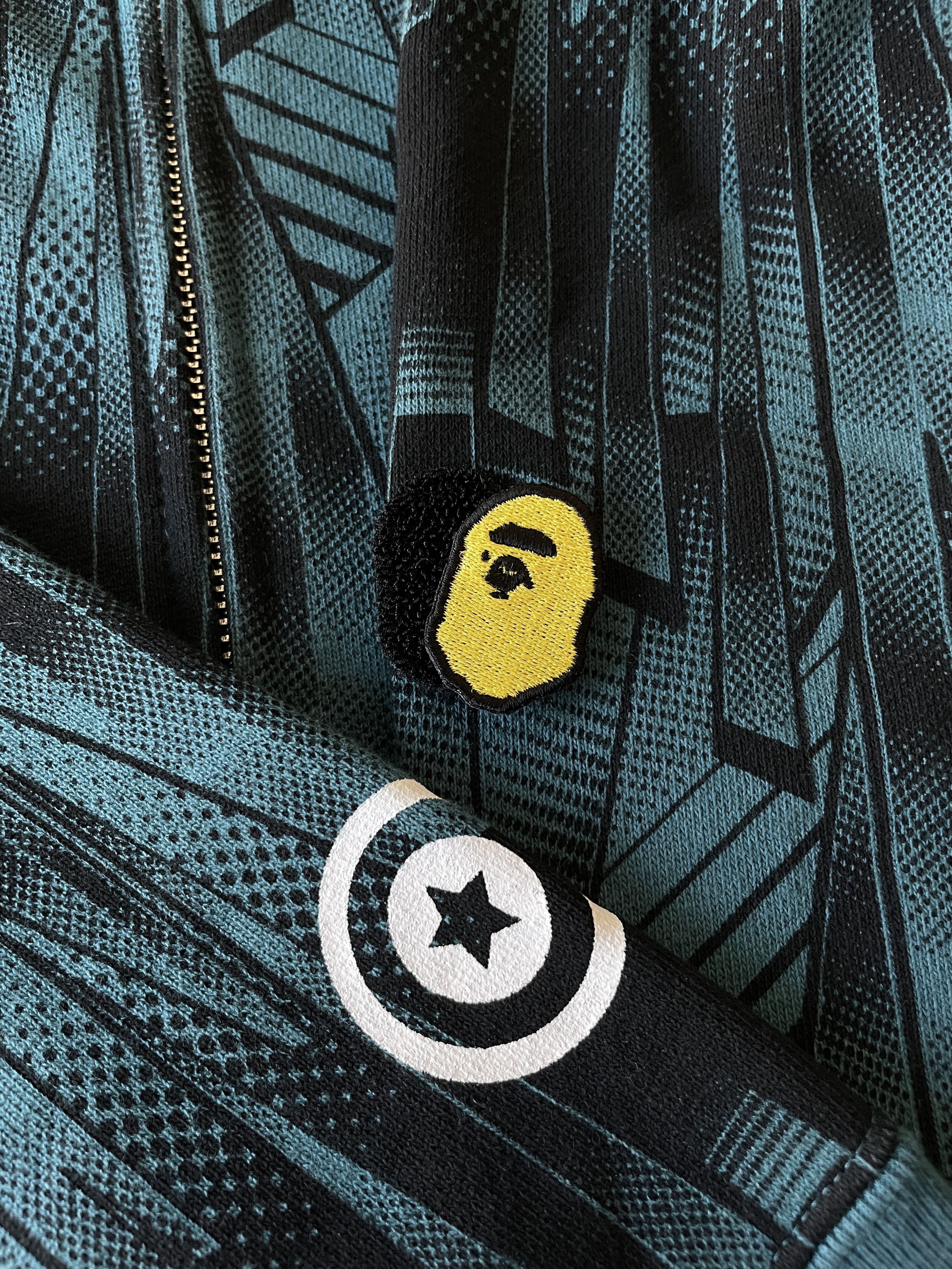 Bape BAPE SPEED RACER SHARK FULL ZIP HOODIE (2023) Size US XL / EU 56 / 4 - 6 Thumbnail