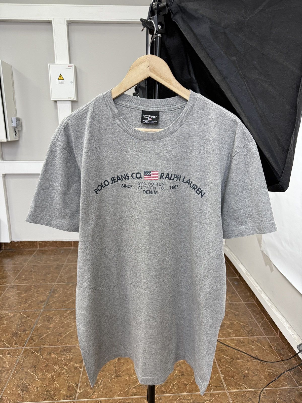Polo Ralph Lauren 🇺🇸 Vintage Y2K Polo Ralph Lauren USA Flag T-Shirt Retro Retro Size US L / EU 52-54 / 3 - 1 Thumbnail