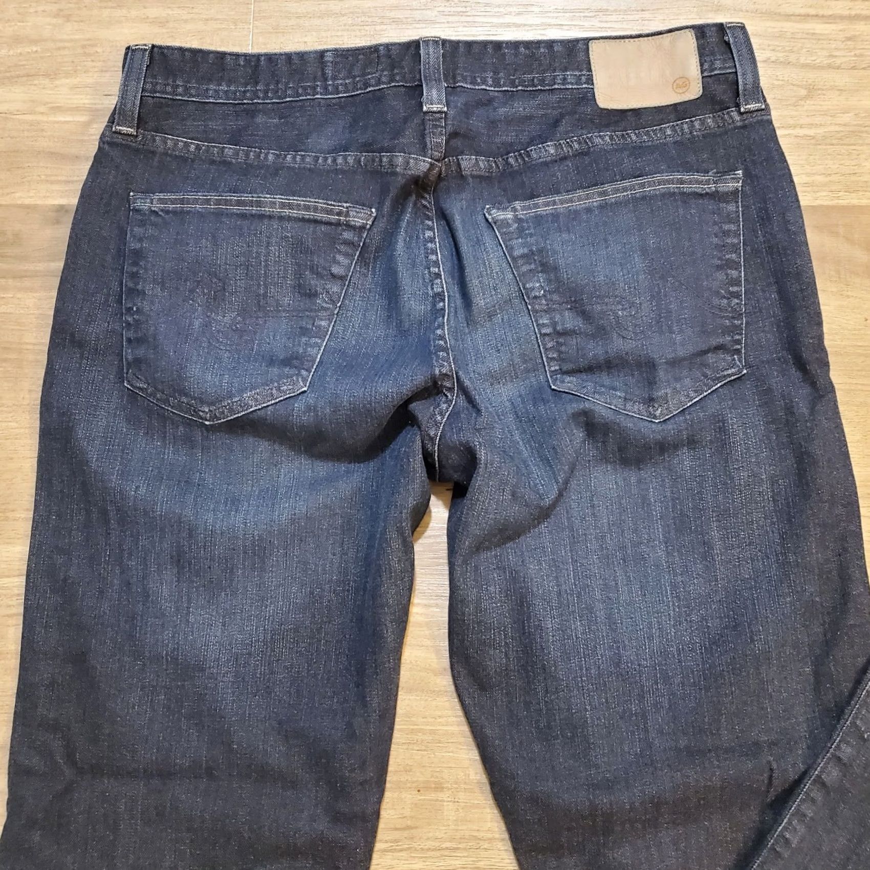 Vintage AG Adriano Goldschmied Jeans Mens 34 35 Blue Modern Athletic Fit Denim Ives Size US 34 / EU 50 - 4 Thumbnail