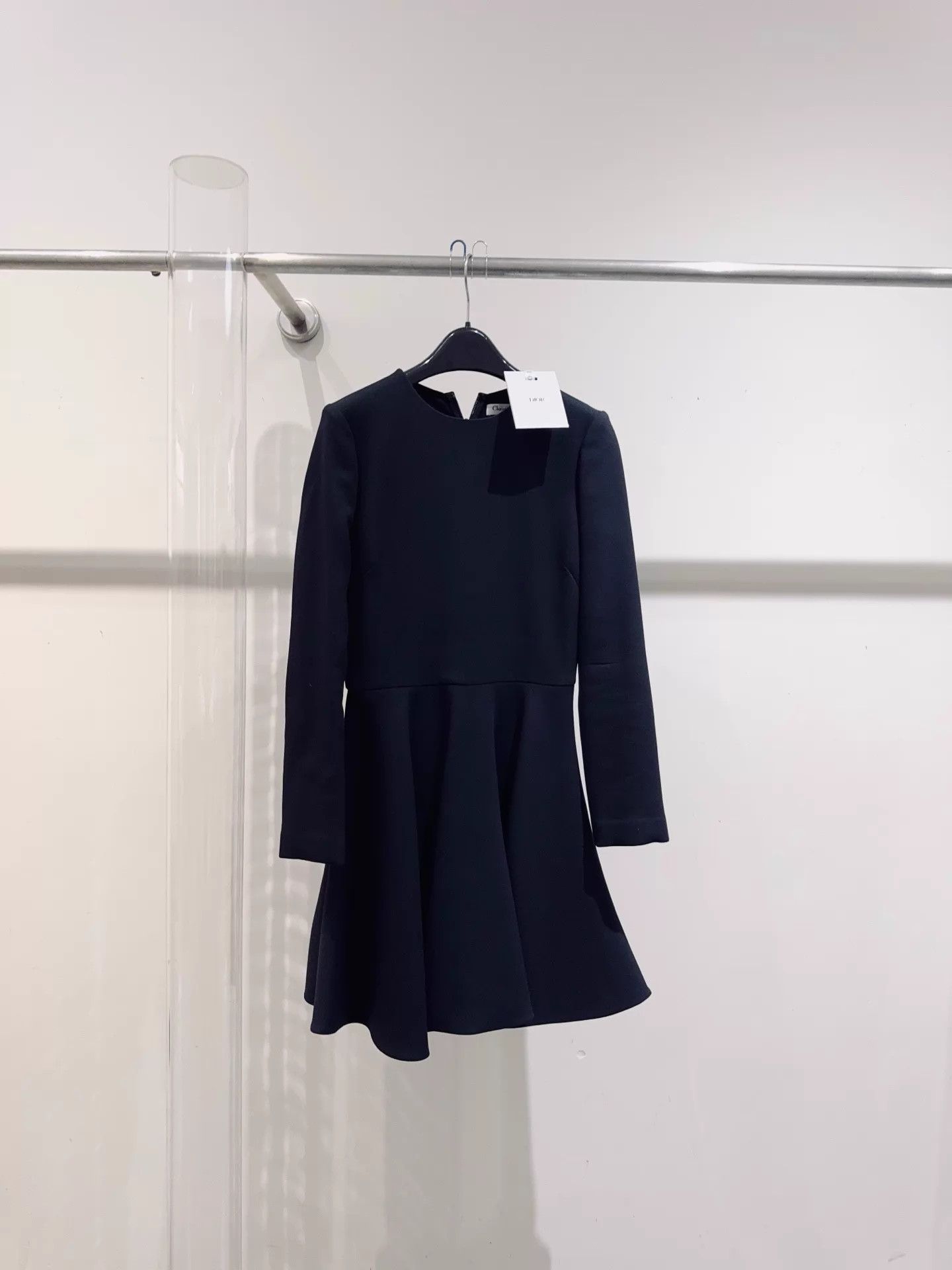 Dior Dior Women's Black Wool-Silk Classic Little Black Dress F36 Size XS / US 0-2 / IT 36-38 - 1 Thumbnail