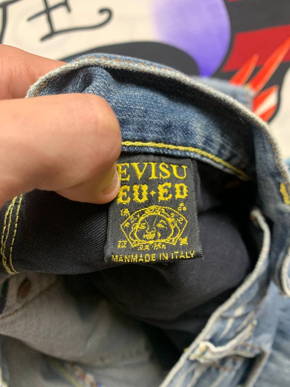 Evisu Evisu Italy denim logo shorts Size 31 Japanese brand Y2K Size US 31 - 6 Thumbnail