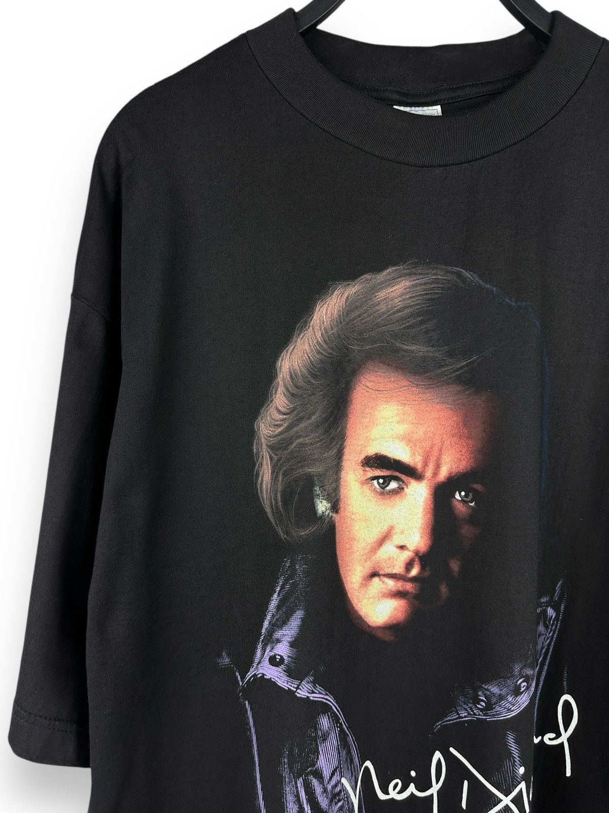 Band Tees Vintage 1996 Neil Diamond Tour T-Shirt Double Sided Size US XL / EU 56 / 4 - 2 Thumbnail