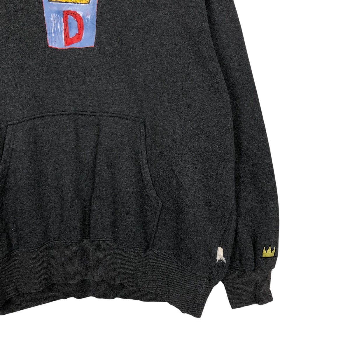 Japanese Brand 📌Vintage Hoodie Pull Over Jean Michel Basquiat Big Logo Size US XL / EU 56 / 4 - 6 Thumbnail
