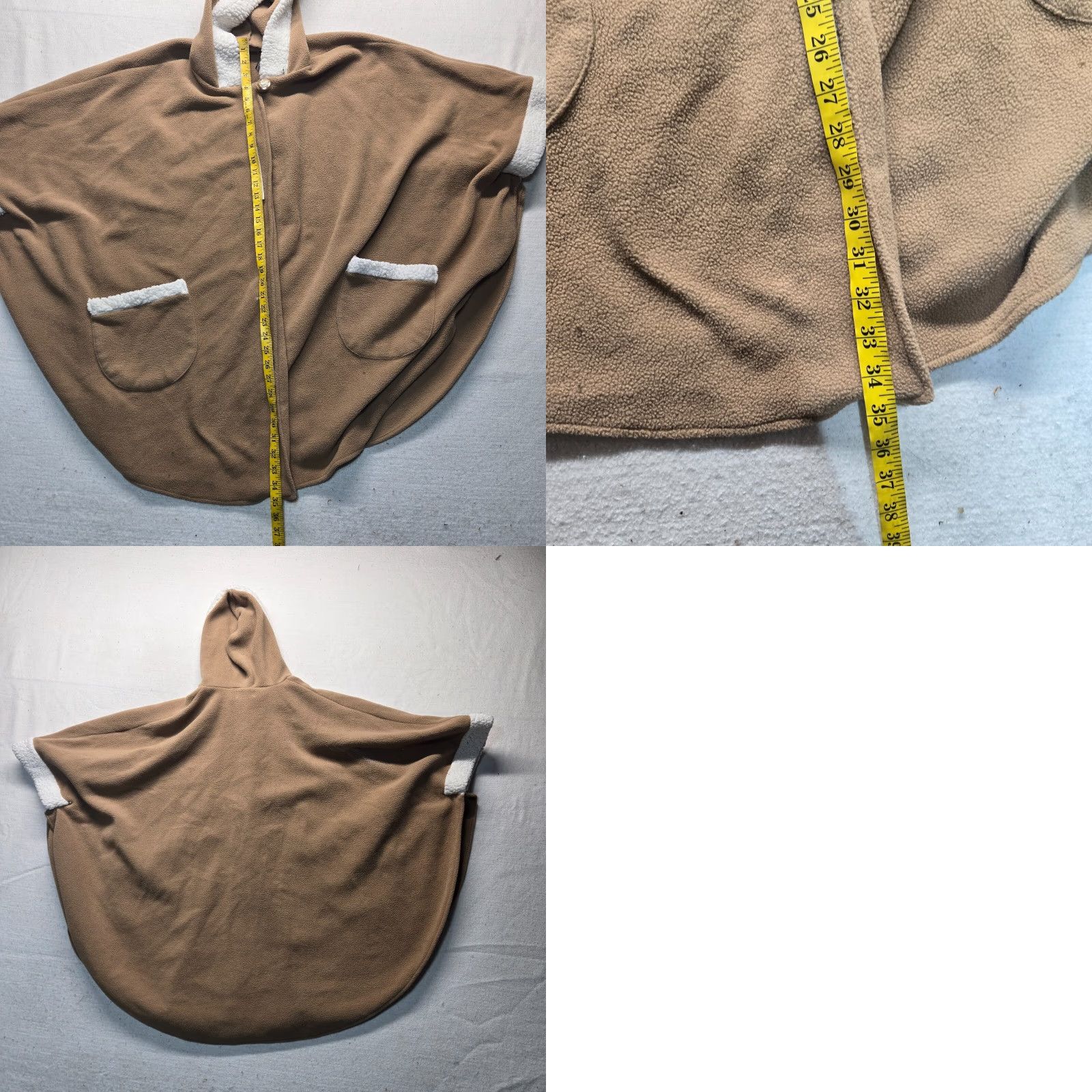Vintage Le Moda Brown Tunic Sweater Cover Throw Adult Women One Size Size ONE SIZE - 8 Thumbnail