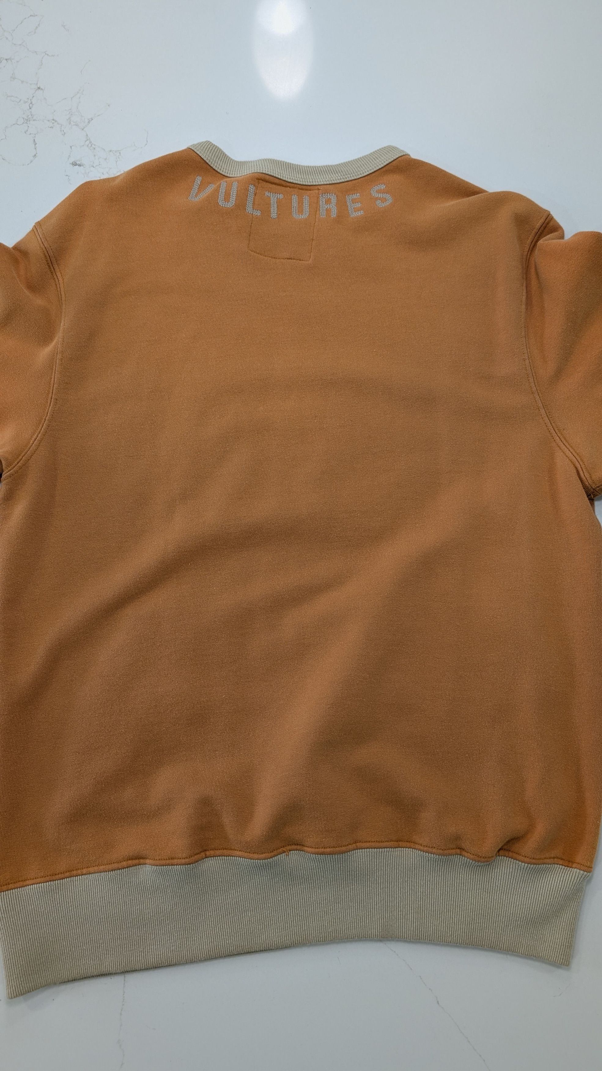 Samuel Zelig SAMUEL ZELIG Varsity Crewneck - Vintage Orange - Made in USA Size US S / EU 44-46 / 1 - 2 Thumbnail