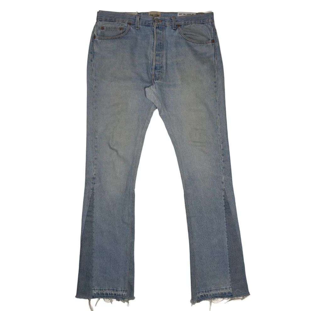 image of Gallery Dept 1/1 Blue Denim Flare Jeans, Men's (Size 36)