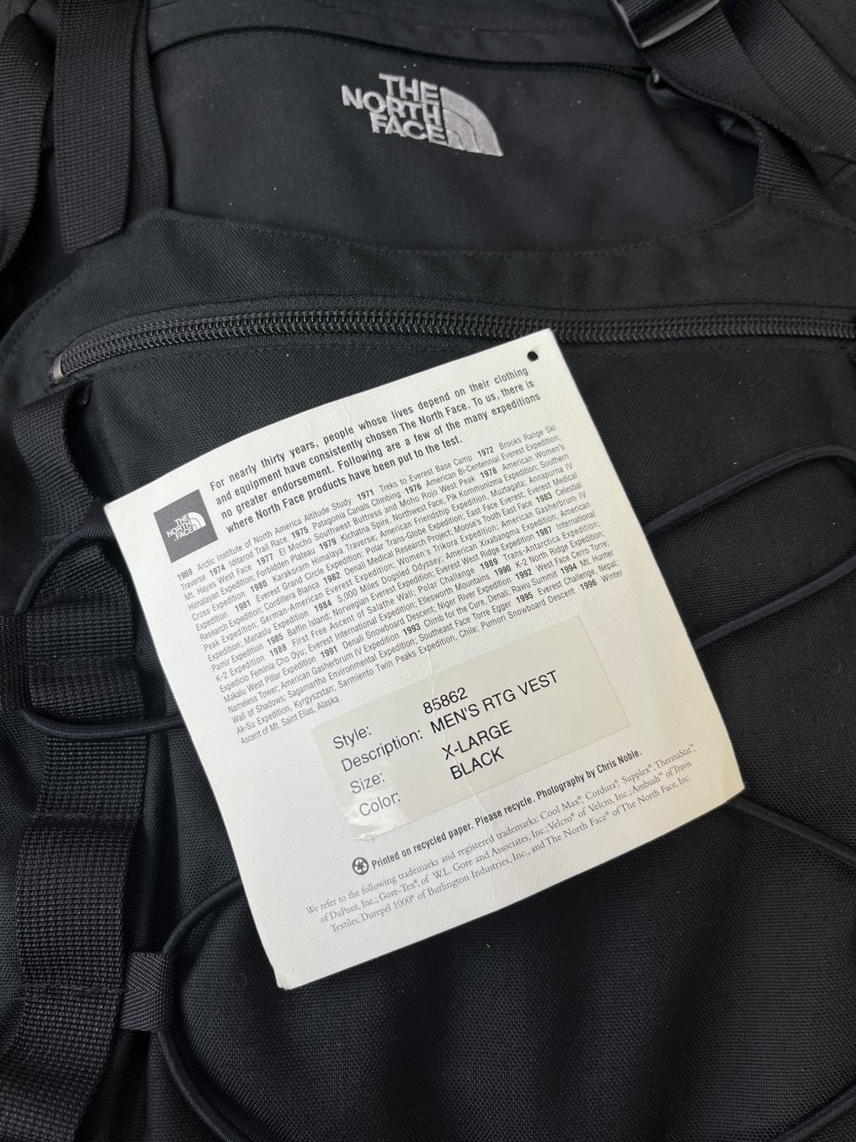The North Face TNF Black The North Face Men’s XL OG RTG Vest Size US XL / EU 56 / 4 - 22 Thumbnail