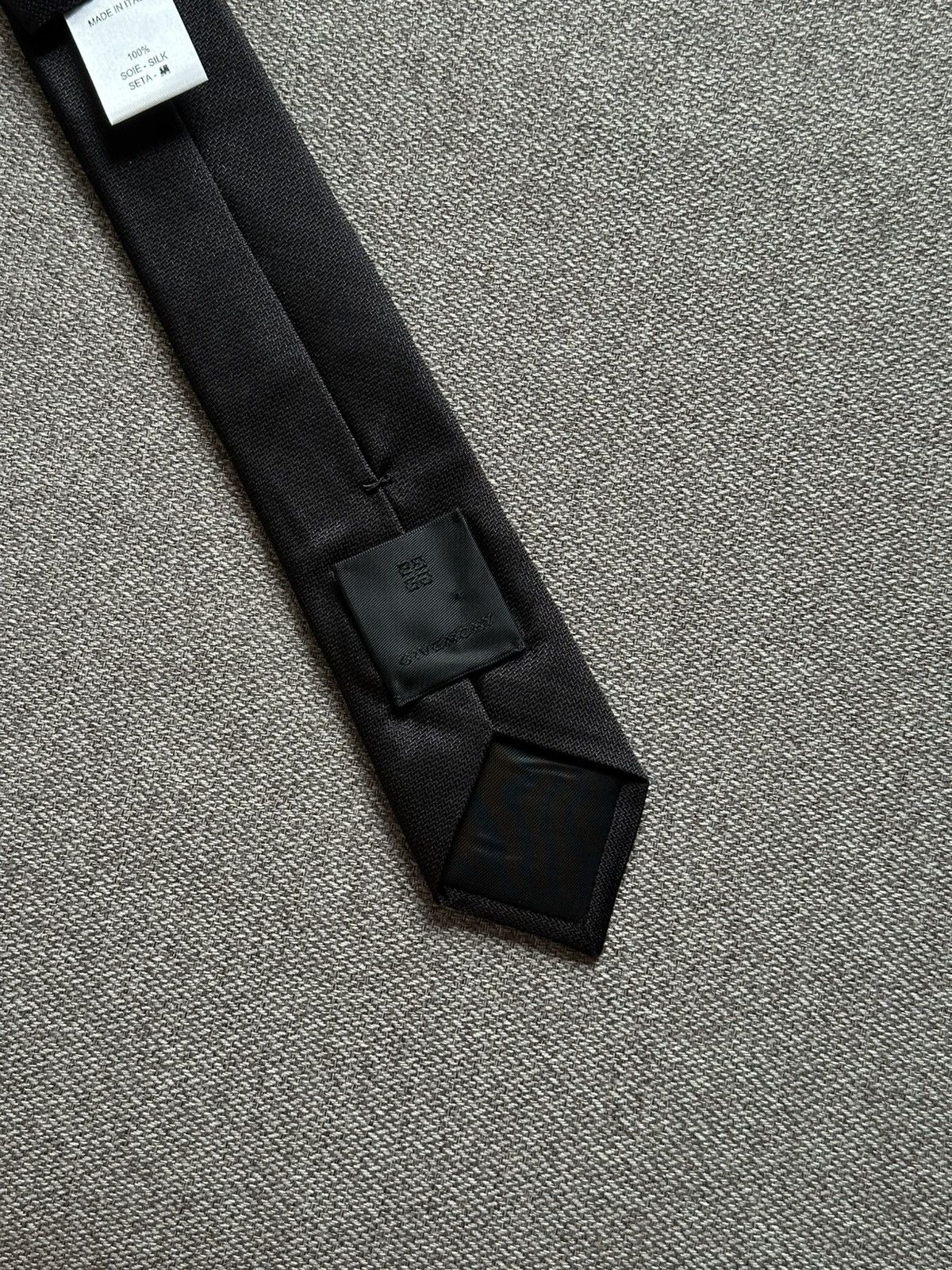 Givenchy Givenchy 100% silk tie with logo Size ONE SIZE - 7 Thumbnail