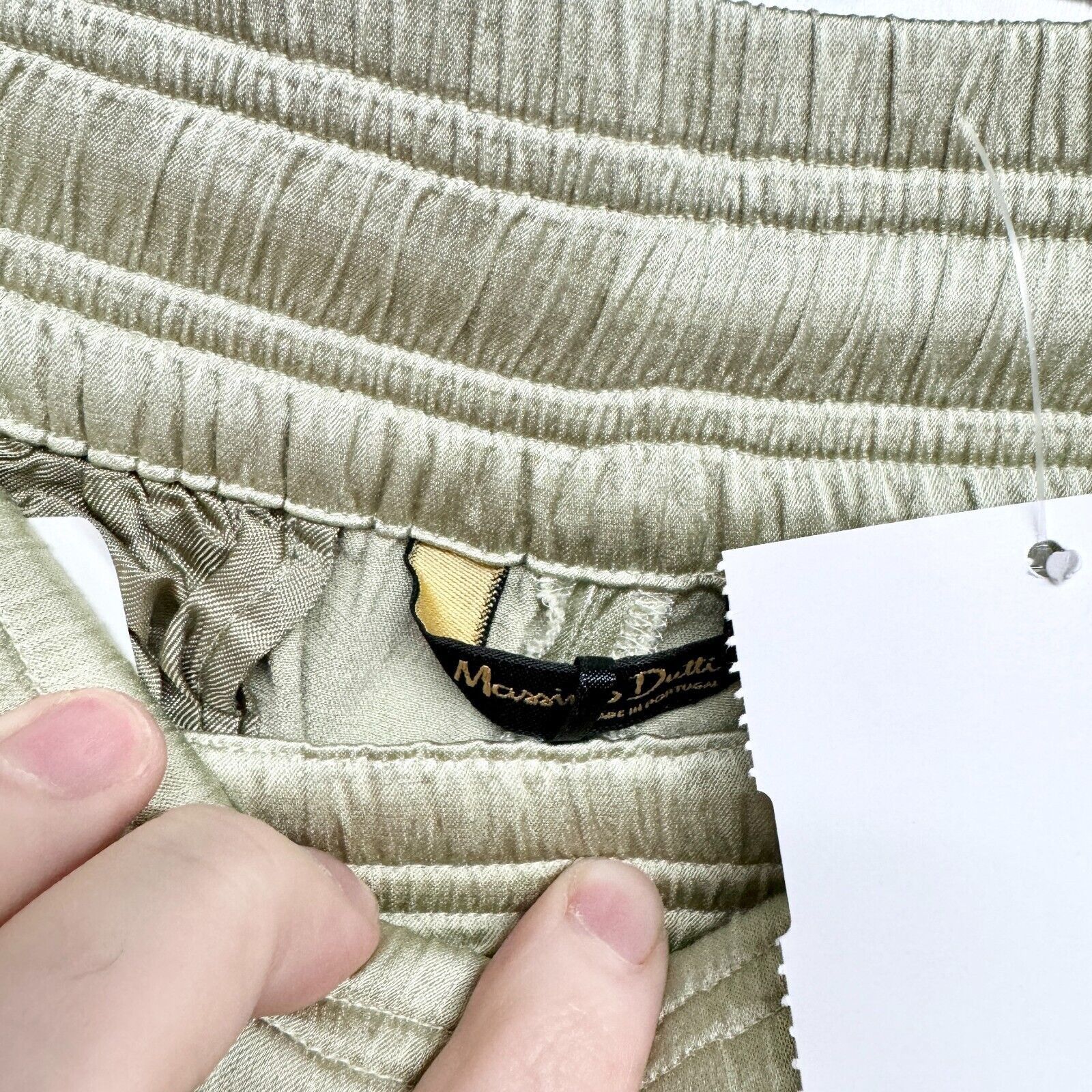 Massimo Dutti Massimo Dutti Pants Size 6 Elastic Waisted Wide Leg Pocket Size 28" / US 6 / IT 42 - 2 Thumbnail