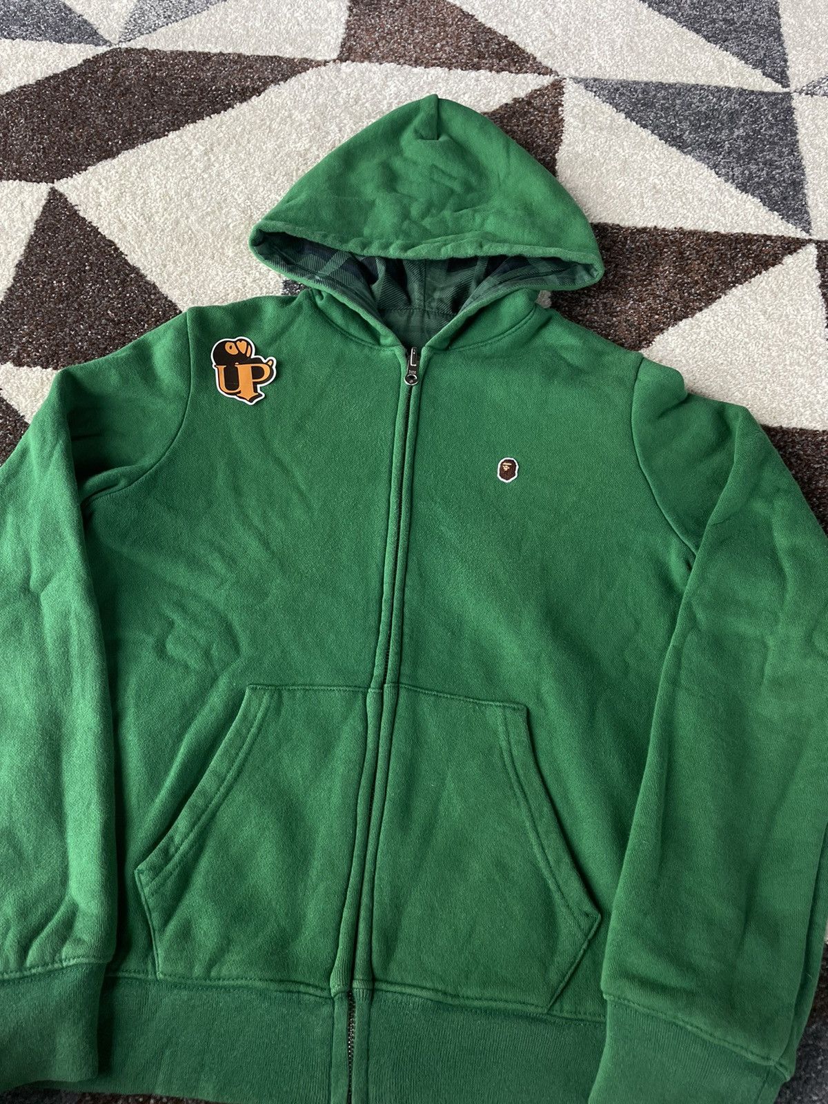 Bape OG Bape Plaid Reversible Zip Hoodie Size S / US 4 / IT 40 - 8 Thumbnail