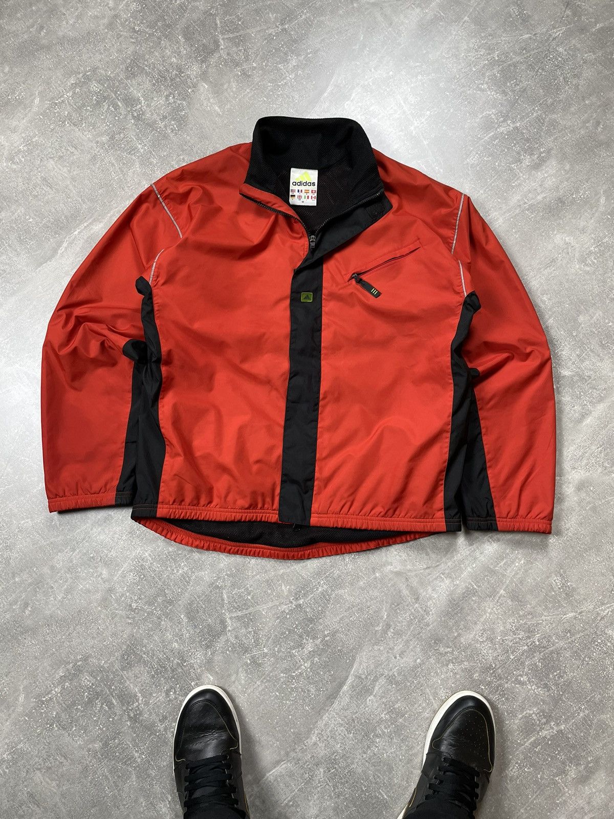 Adidas × Vintage Vintage 2000 Equipment Adidas Reflective Windbreaker Jacket Size US M / EU 48-50 / 2 - 3 Thumbnail