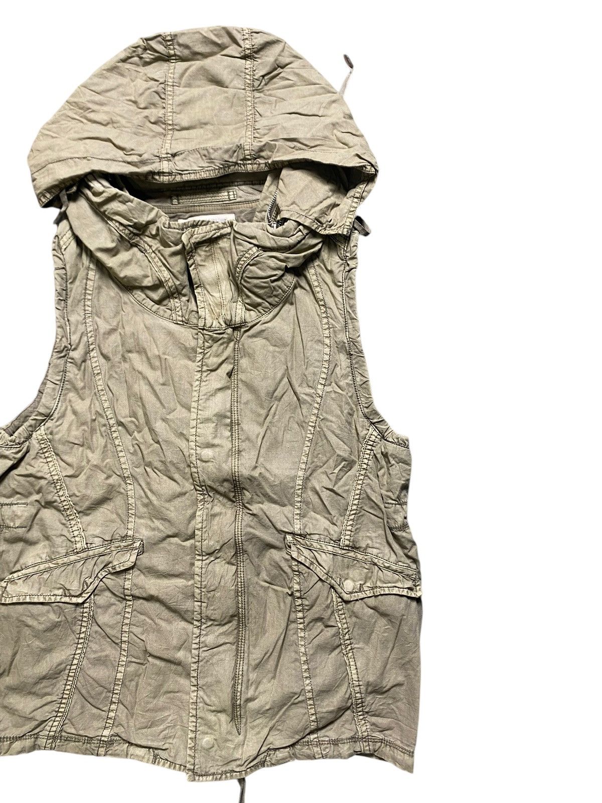 Japanese Brand VINTAGE VEST HOODIE MILITARY GARMENTS OF FOUR SEASONS JACKET Size US M / EU 48-50 / 2 - 3 Thumbnail