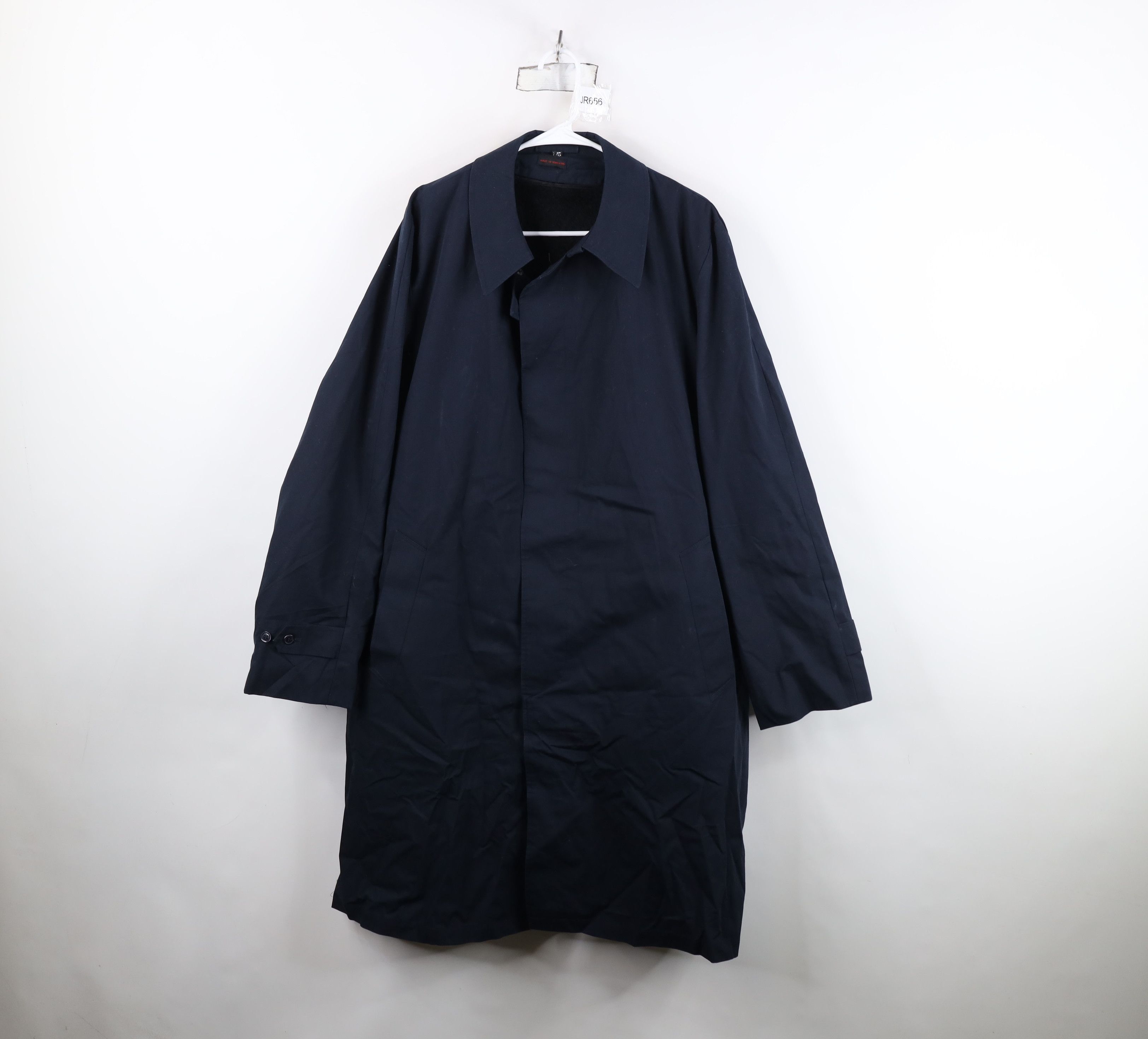 Vintage Vintage 70s Streetwear Lined Trench Coat Rain Jacket Blue Size US XXL / EU 58 / 5 - 1 Thumbnail