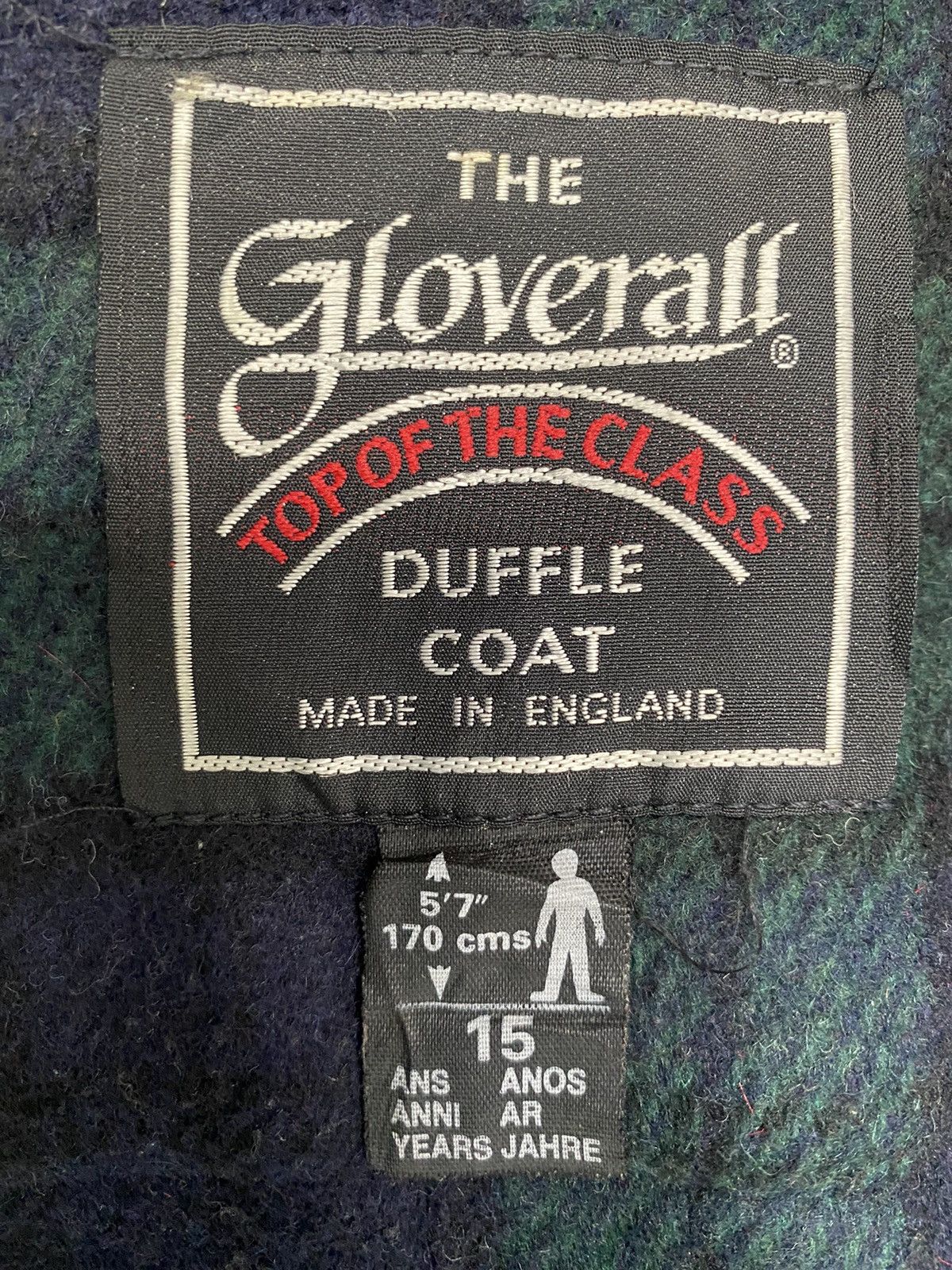Vintage Vintage THE GLOVERALL Duffle Coat England Size US L / EU 52-54 / 3 - 22 Thumbnail