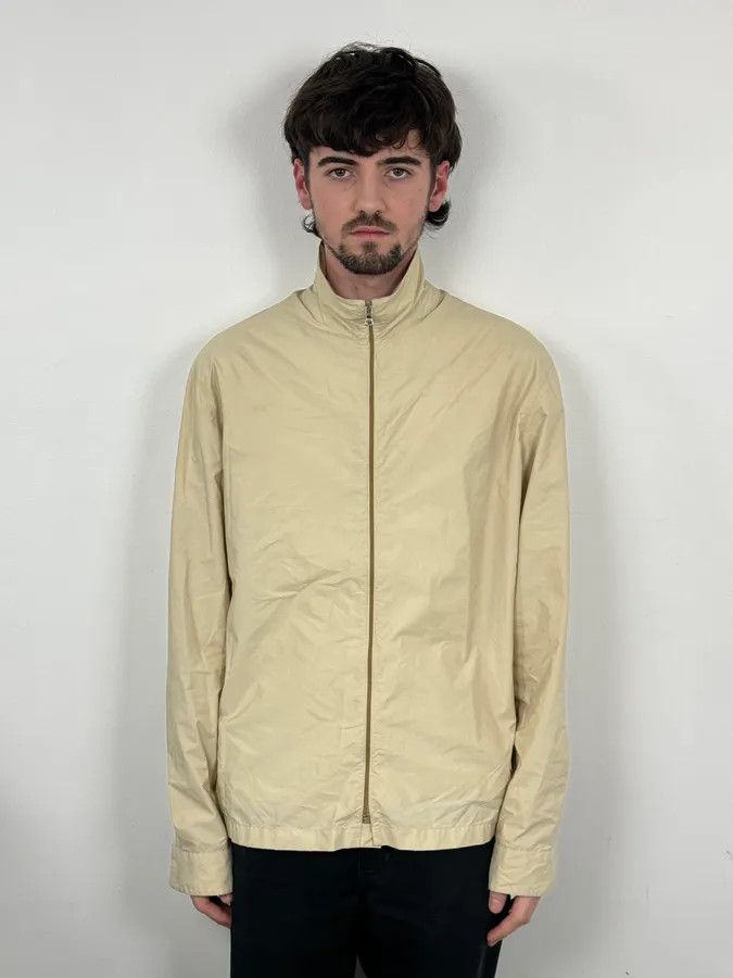 Prada 2000s Prada Beige Nylon Zip-Up Jacket Size US L / EU 52-54 / 3 - 2 Thumbnail