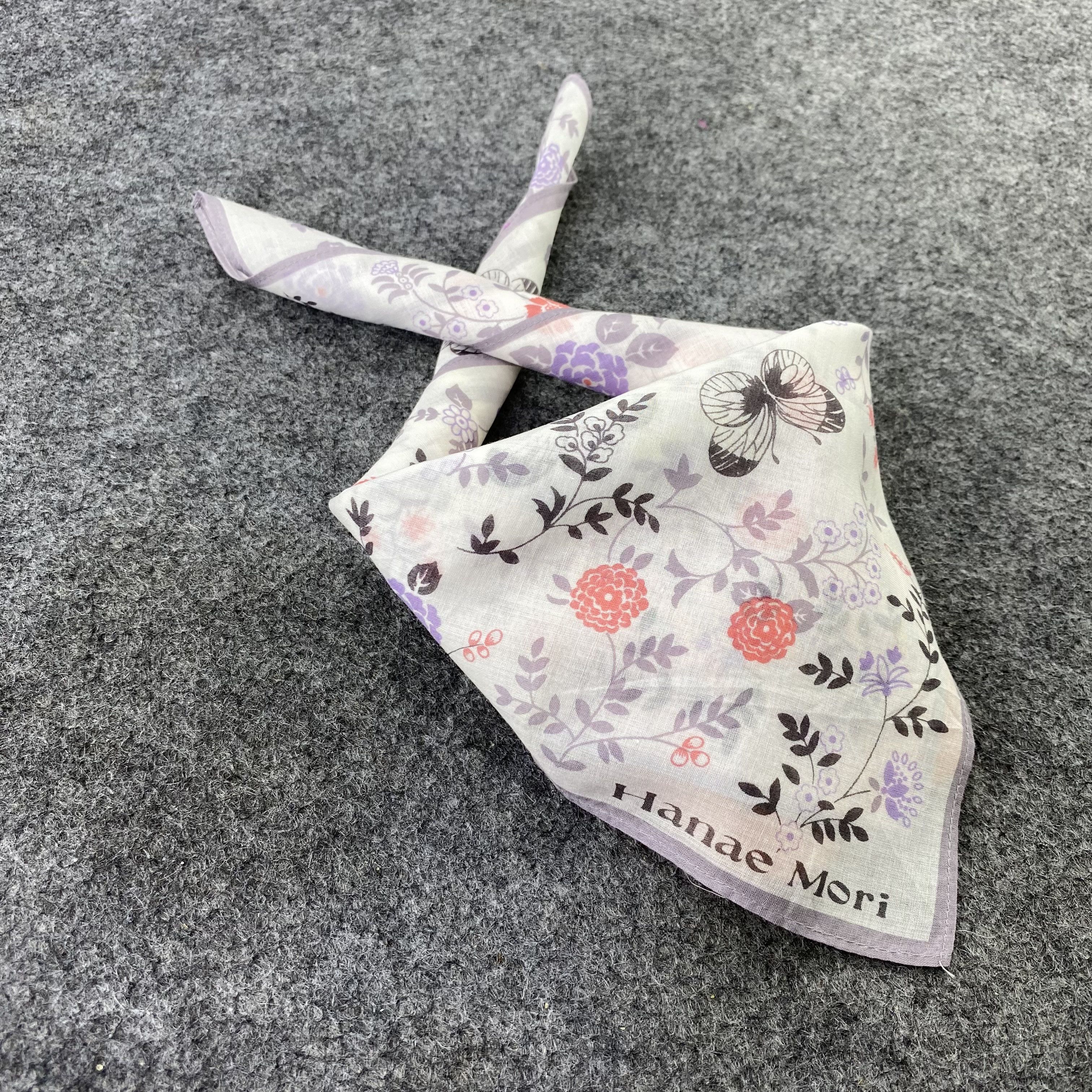 Hanae Mori × Japanese Brand Hanae Mori Bandana / Handkerchief / Neckerchief-B607 Size ONE SIZE - 1 Thumbnail