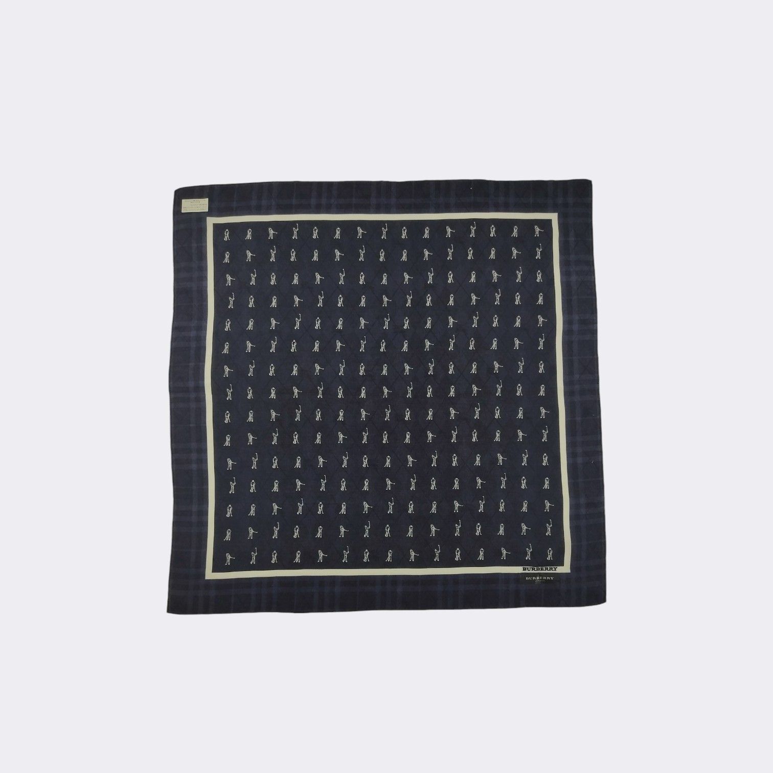Burberry Vintage Burberry Handkerchief Neckerchief Bandana H328M Size ONE SIZE - 2 Thumbnail