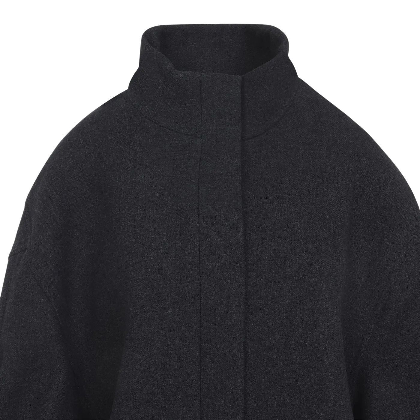 Dries Van Noten DRIES VAN NOTEN Voles Dark Gray Jacket New & Authentic (Wome Size M / US 6-8 / IT 42-44 - 3 Thumbnail