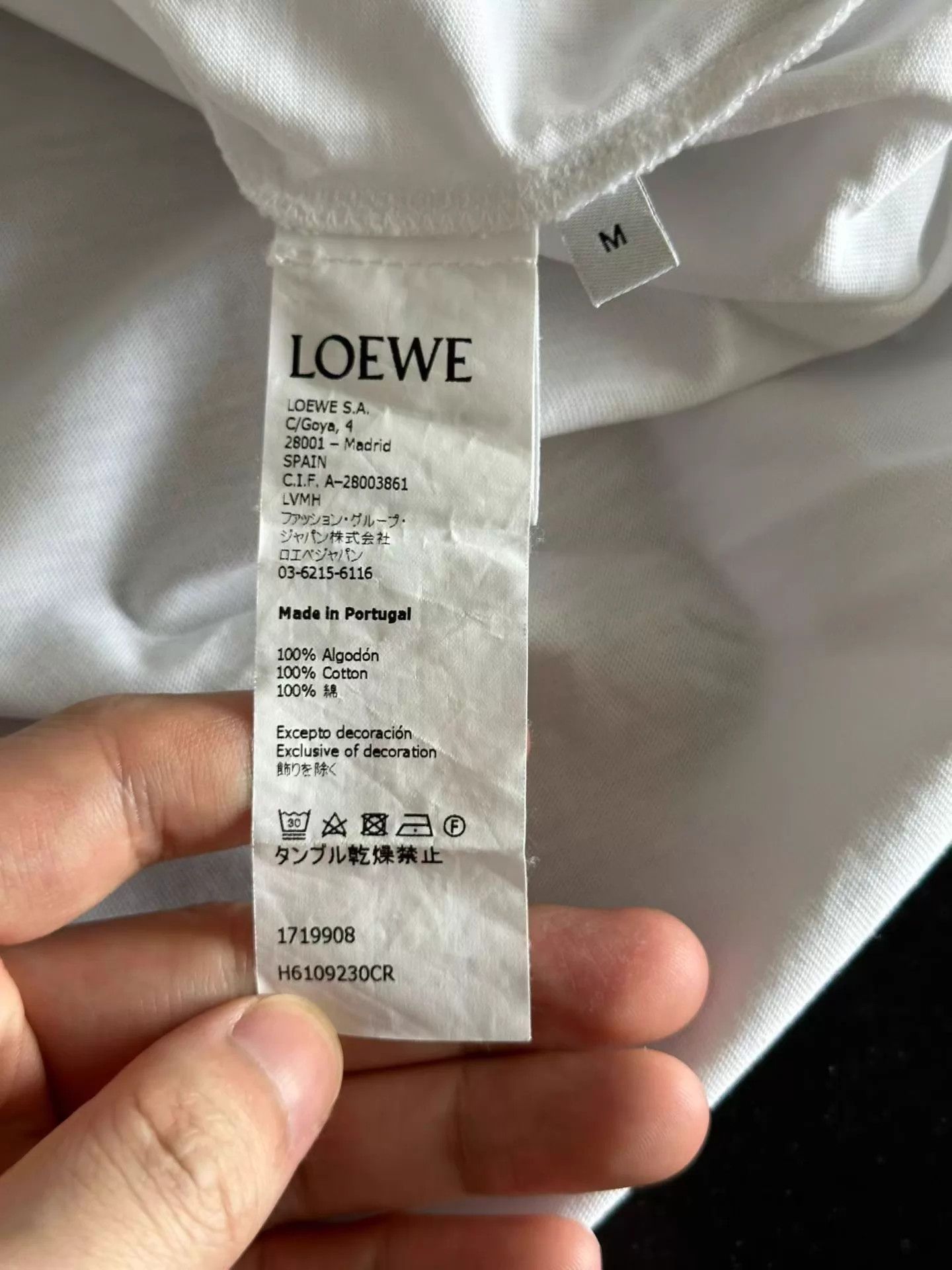 Loewe LOEWE White Embroidered SS Tee M 99new Size M / US 6-8 / IT 42-44 - 4 Thumbnail