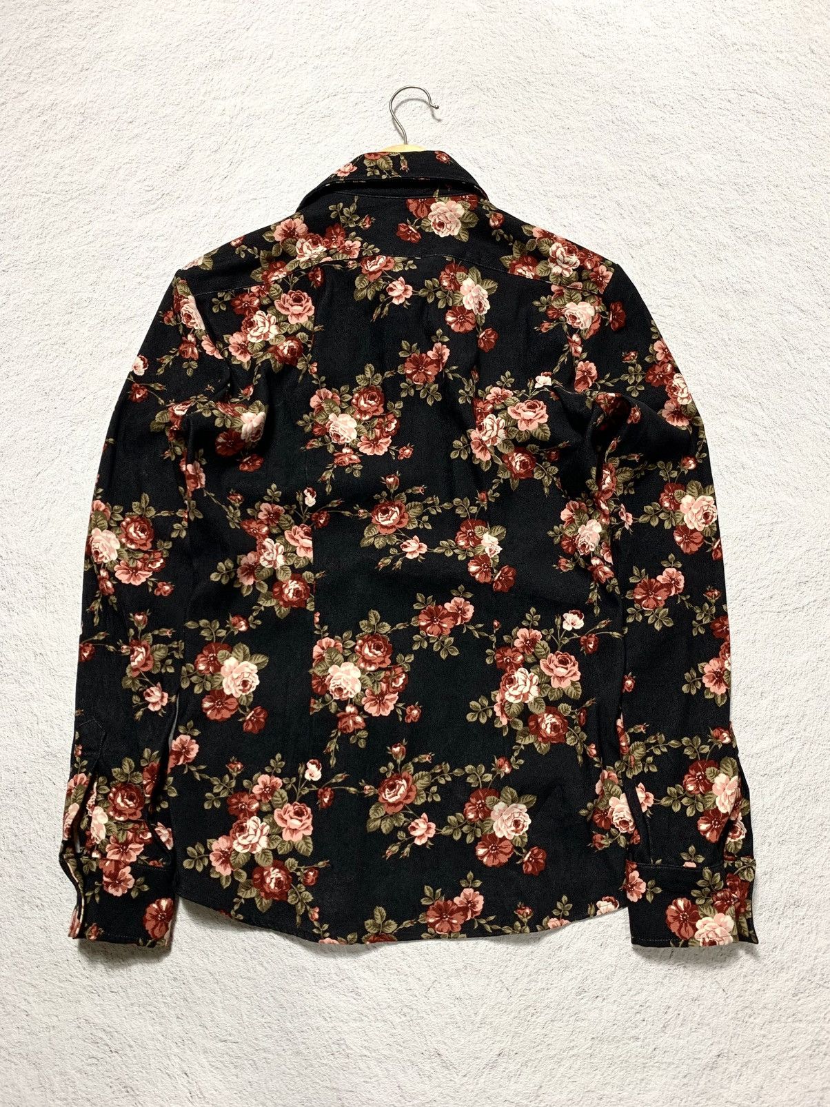 Tornado Mart 💥 Rare Tornado Mart Floral Overprint Long Sleeve Shirt Size US M / EU 48-50 / 2 - 9 Thumbnail