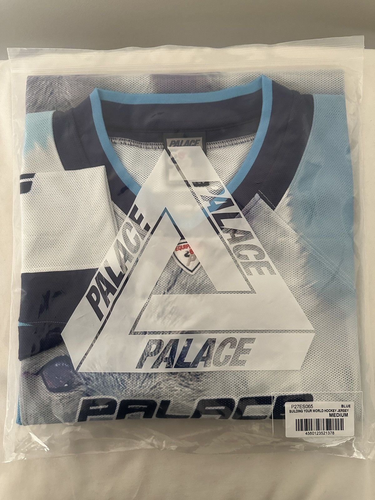 Palace Polar Bear Building Your World Hockey Jersey Blue