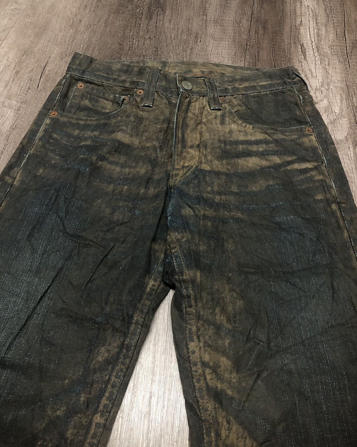Le Grande Bleu (L.G.B.) Vintage Blue Way Denim Jeans Unisex Size US 28 / EU 44 - 5 Thumbnail