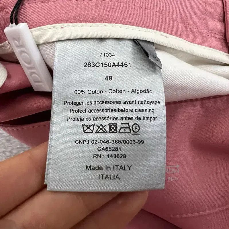 Dior Dior Pink Summer Cotton Men's Shorts . Size US 30 / EU 46 - 4 Thumbnail