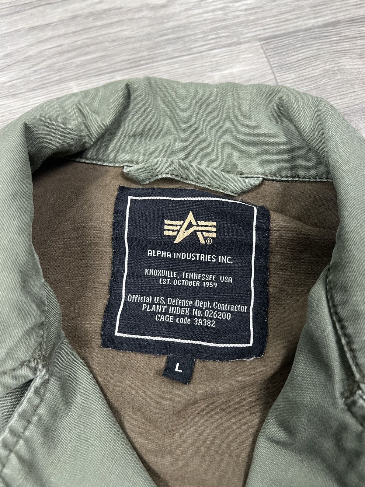 Alpha Industries Vintage Alpha Industries M65 Field Jacket Mens Army Military Size US L / EU 52-54 / 3 - 5 Thumbnail